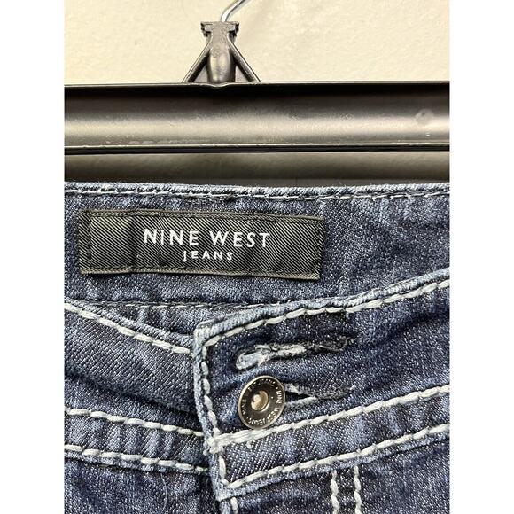 Nine West Jeans Women's Size 29/8 Average Date Night Fit Studded Pockets Cropped - Picture 4 of 9